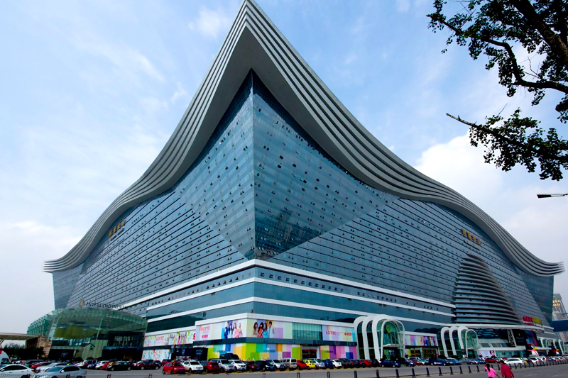 成都环球中心楼板